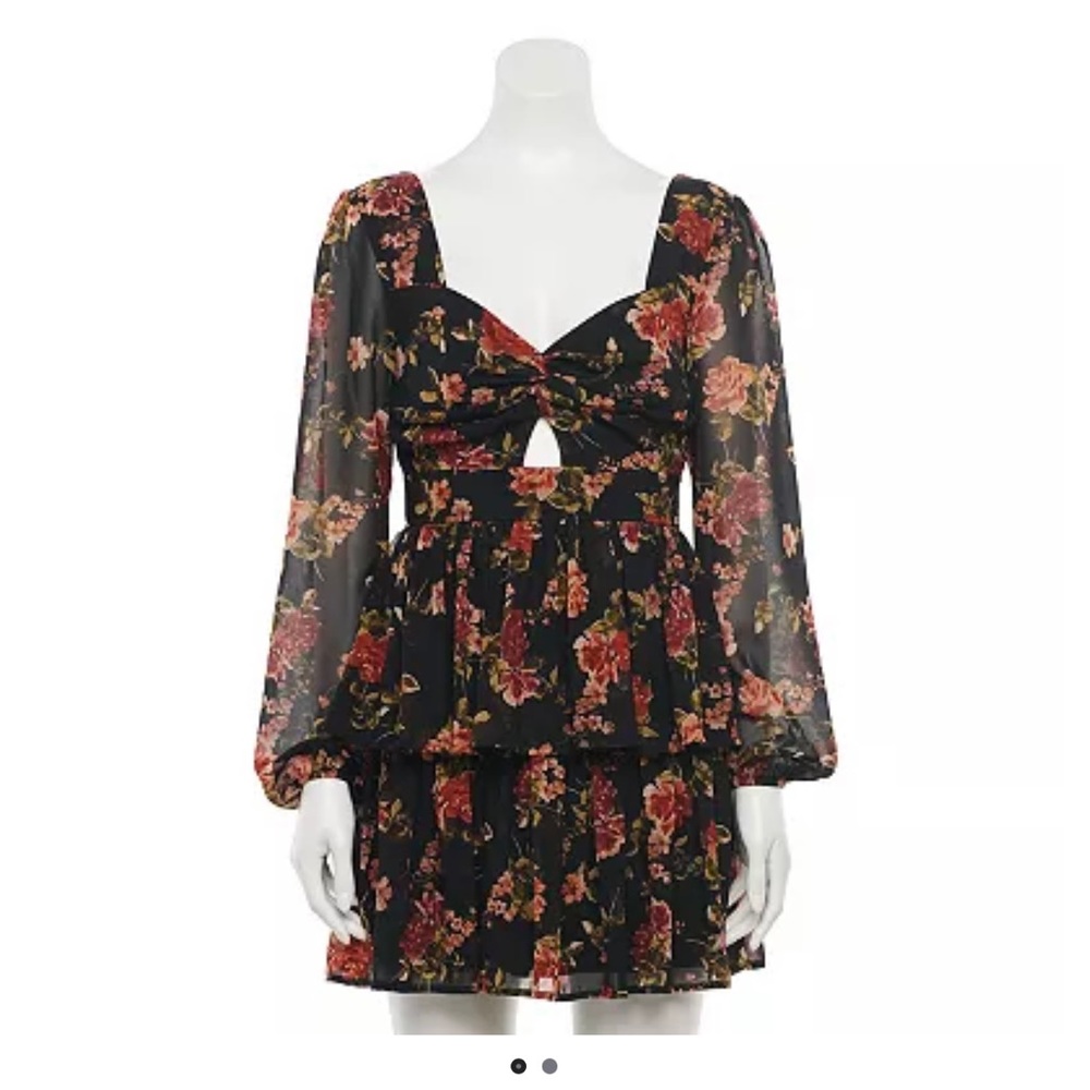 Kacia Dress from Alter'd State.
Medium. Black Floral.